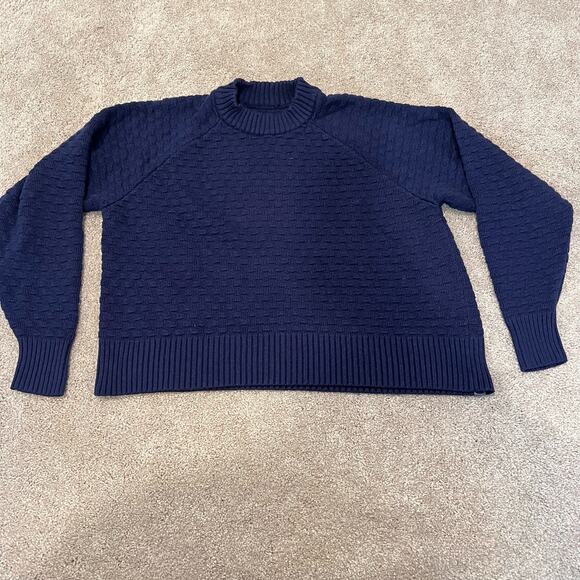 Lulu Lemon Women's Crewneck Sweater Dark Blue Cashmere Size XS/S - Picture 7 of 9
